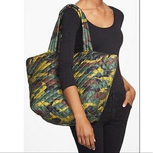 MZ Wallace Large Camo Metro Tote w/ Gold Hardware